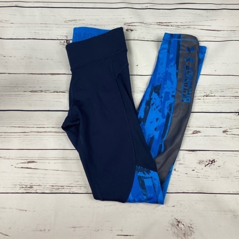 Under‎ Armour Navy Print Leggings